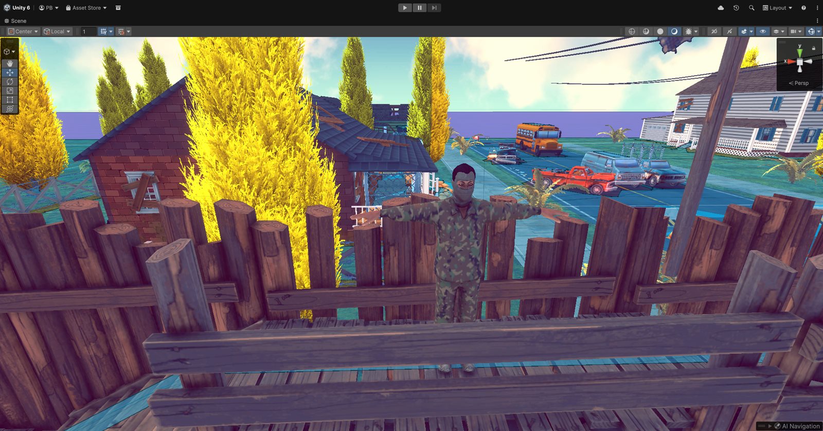 Character animation work in Unity